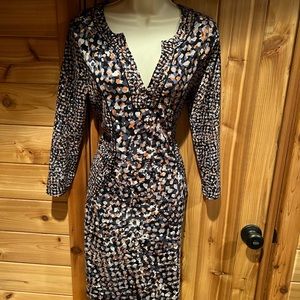 Soft fabric long sleeves dress